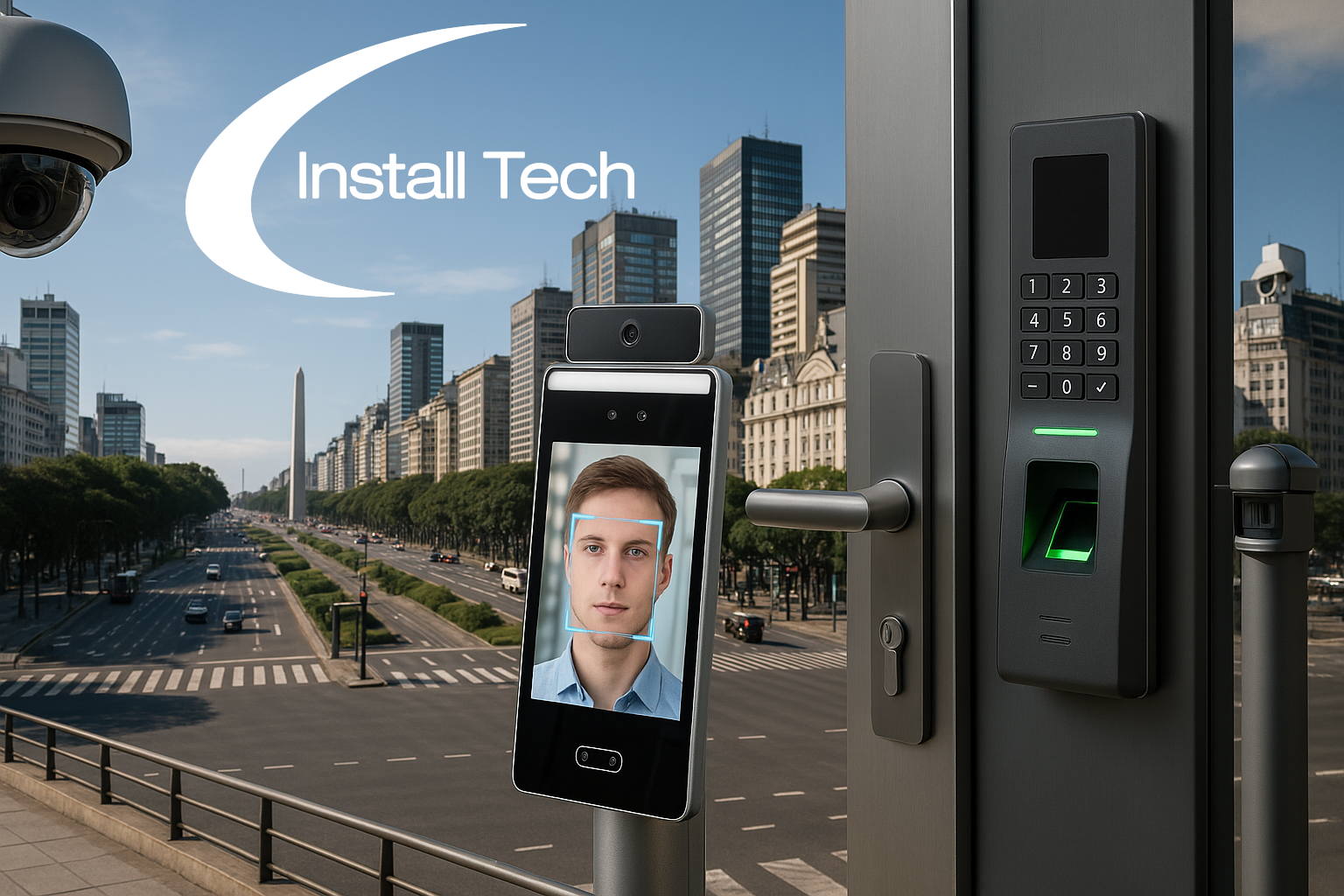 Install Tech Totem / Cámaras de Vigilancia / Cerraduras Digitales / Control de Acceso